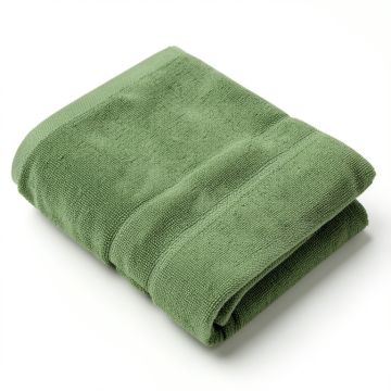 Holly Branch Bath Towel - Green (synthetic illustration; no displayed measurements)