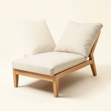 Lily Slipcovered Chaise Lounge (synthetic illustration; no displayed measurements)