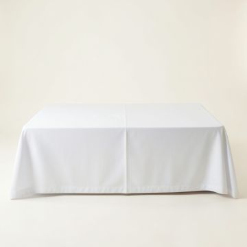 Clay Branch Flat Bed Sheet - White (synthetic illustration; no displayed measurements)