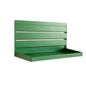 Harbor Edge Wall-Mounted Entryway Organizer Shelf - Green (synthetic illustration; no displayed measurements)