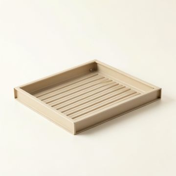 Lake Canyon Empty Under-Desk Cable Tray - Beige (synthetic illustration; no displayed measurements)