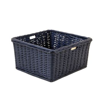 Alder Bend Empty Storage Basket - Navy