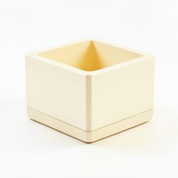 Slate Branch Empty Raised Planter - Ivory (synthetic illustration; no displayed measurements)