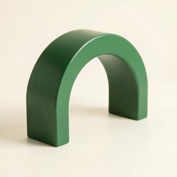 Holly Branch Cabinet Handle Without Packaging - Green (synthetic illustration; no displayed measurements)