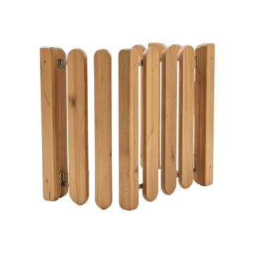 4-Panel Scalloped Free Standing Pet Gate