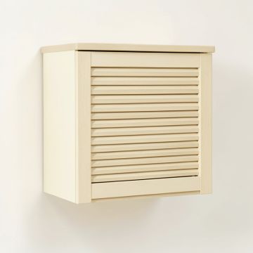 Hill Branch Wall-Mounted Laundry Cabinet - Cream (synthetic illustration; no displayed measurements)