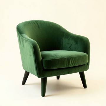 Sage Falls Upholstered Armchair - Green (synthetic illustration; no displayed measurements)