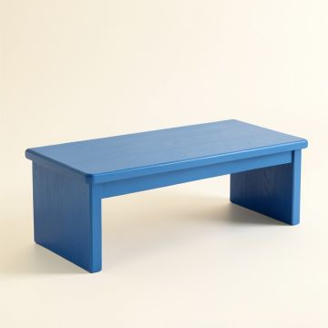 Heath Brook Indoor Bench - Blue (synthetic illustration; no displayed measurements)