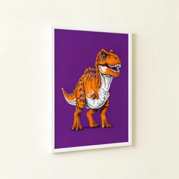 Wash Dinosaur Graphic Art (synthetic illustration; no displayed measurements)