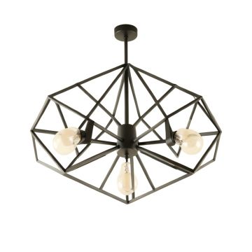 Carytown 4 - Light Unique Geometric Chandelier