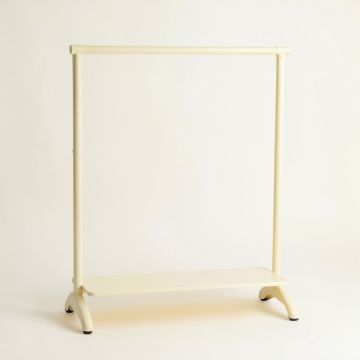 Heath Bridge Empty Garment Rack - Cream (synthetic illustration; no displayed measurements)