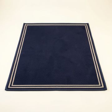 Alder Crest Rectangular Outdoor Rug - Navy (synthetic illustration; no displayed measurements)