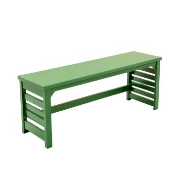 Glen Bluff Narrow Outdoor Storage Bench - Green