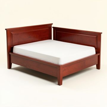 Massaoud King Low Profile Standard Bed (synthetic illustration; no displayed measurements)