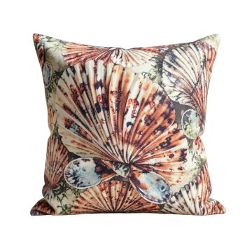 Mcclung Abstract Scallop Outdoor Rectangular Pillow Cover With Filling
