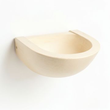 Willow Crossing Wall-Mounted Cat Perch - Cream (synthetic illustration; no displayed measurements)