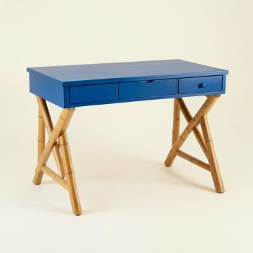 Wren Brook Writing Desk - Blue (synthetic illustration; no displayed measurements)