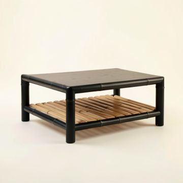 Linden Canyon Coffee Table - Black (synthetic illustration; no displayed measurements)