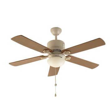 52 '' Barys 4 - Blade Outdoor Standard Ceiling Fan With Wall Control And Light Kit Included