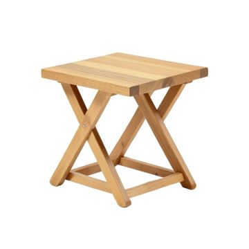 Rue Folding Solid Wood Side Table