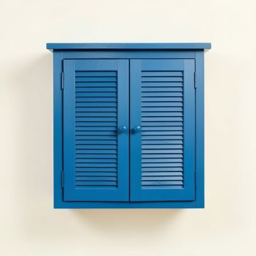 Slate Brook Wall-Mounted Laundry Cabinet - Blue (synthetic illustration; no displayed measurements)