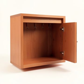 Cliff Arc Empty Mug-Storage Cabinet Insert (synthetic illustration; no displayed measurements)