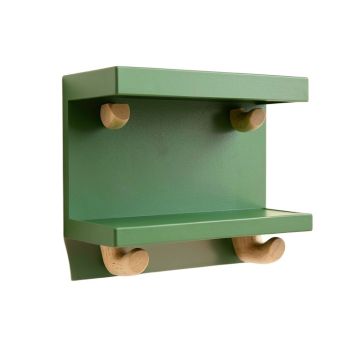 Field Bend Wall-Mounted Entryway Organizer Shelf - Green
