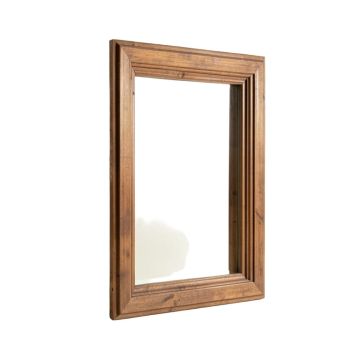 Lorcan Rustic Traditional Beveled Accent Mirror