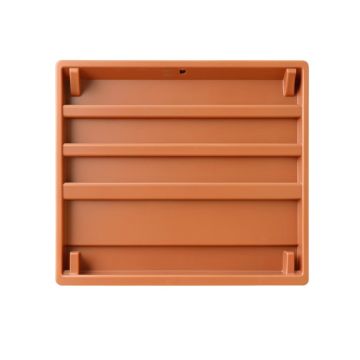 Rowan Crest Empty Wall-Mounted Tool Organizer Panel - Terracotta