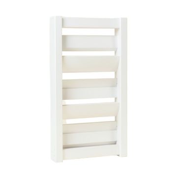 Shore Bluff Empty Vertical Garden Frame - White
