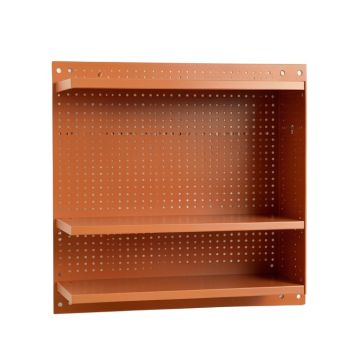 Summit Arc Empty Wall-Mounted Tool Organizer Panel - Terracotta
