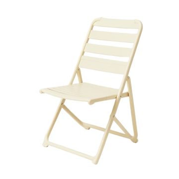 Brook Branch Folding Outdoor Chair - Cream