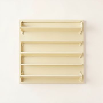 Briar Bridge Empty Wall-Mounted Tool Organizer Panel - Ivory (synthetic illustration; no displayed measurements)
