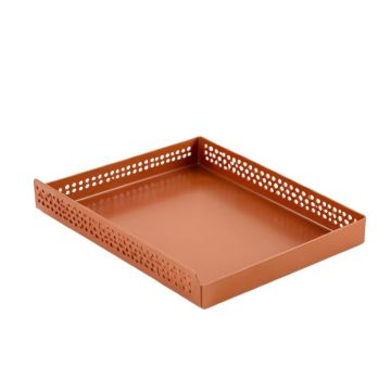 Willow Brook Empty Under-Desk Cable Tray - Terracotta