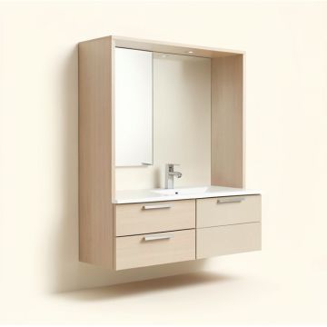 Letourneau 47 '' Wall-Mounted Single Bathroom Vanity Set (synthetic illustration; no displayed measurements)