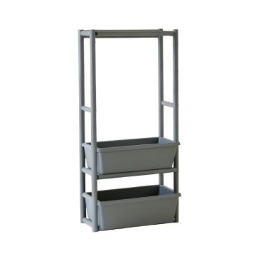 Birch Crest Empty Vertical Garden Frame - Gray