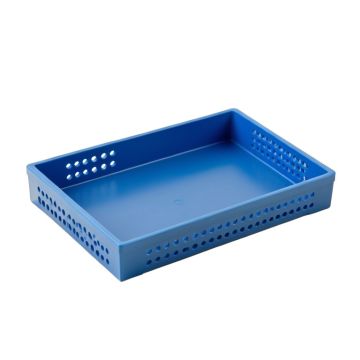 River Bridge Empty Under-Desk Cable Tray - Blue