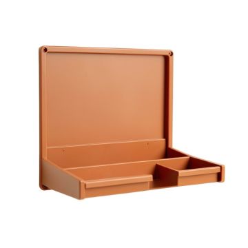 Pine Bluff Empty Wall-Mounted Tool Organizer Panel - Terracotta