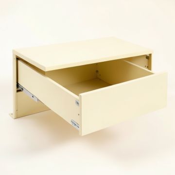 Clay Field Under-Desk Drawer Unit - Ivory (synthetic illustration; no displayed measurements)