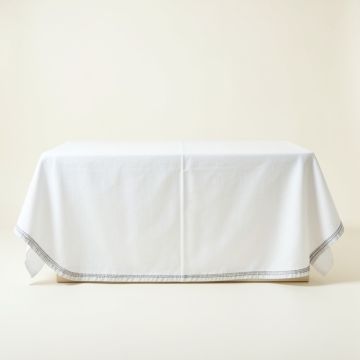 Flint Dale Flat Bed Sheet - White (synthetic illustration; no displayed measurements)