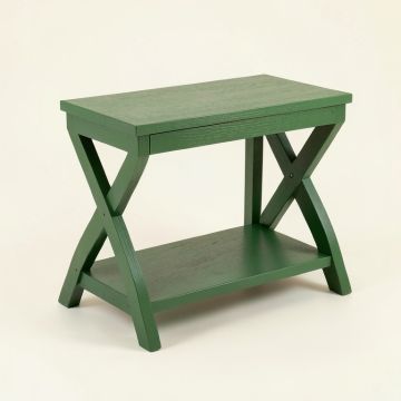 Field Bridge Side Table - Green (synthetic illustration; no displayed measurements)