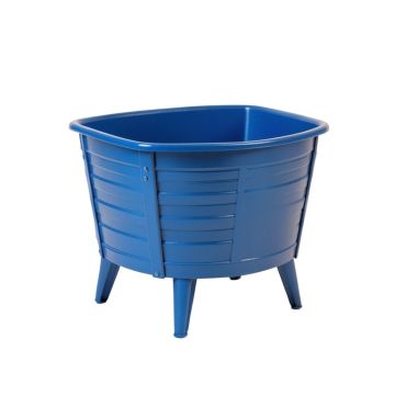 Vale Canyon Empty Raised Planter - Blue