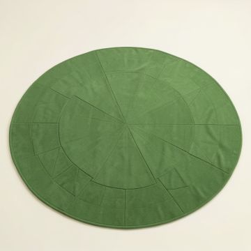 Willow Bluff Round Area Rug - Green (synthetic illustration; no displayed measurements)