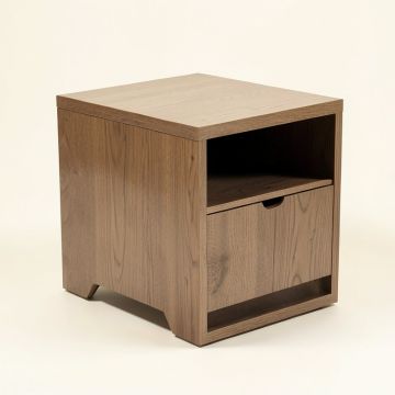 Isakson Trestle End Table With Storage (synthetic illustration; no displayed measurements)