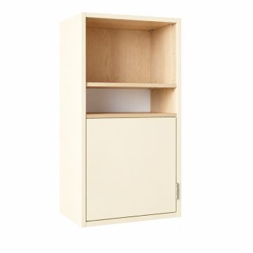 Reed Crest Wall-Mounted Entry Cabinet - Cream