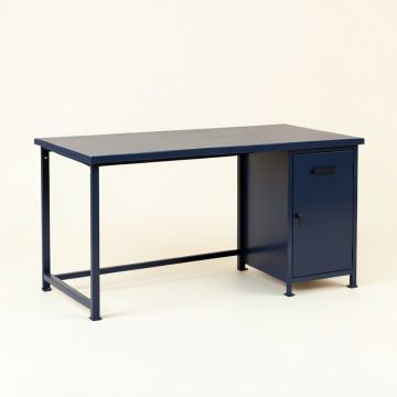 Dawn Bend Empty Workshop Workbench - Navy (synthetic illustration; no displayed measurements)