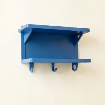Heath Dale Wall-Mounted Entryway Organizer Shelf - Blue (synthetic illustration; no displayed measurements)