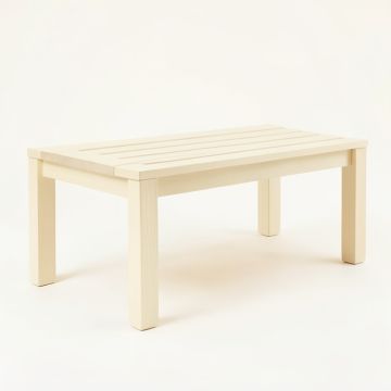 Shore Bend Indoor Bench - Cream (synthetic illustration; no displayed measurements)