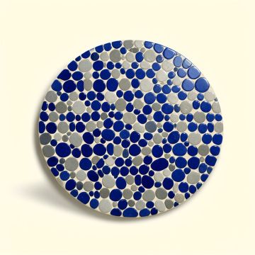 Cascade 12 '' X 12 '' Porcelain Penny Round Mosaic Wall & Floor Tile (synthetic illustration; no displayed measurements)