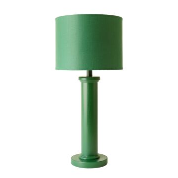 Holly Arc Floor Lamp With A Plain Fabric Shade